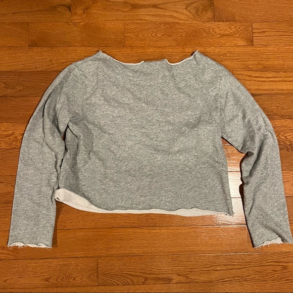 Off the Shoulder Wolf Sweatshirt, Size Small , oversized - Picture 8 of 9